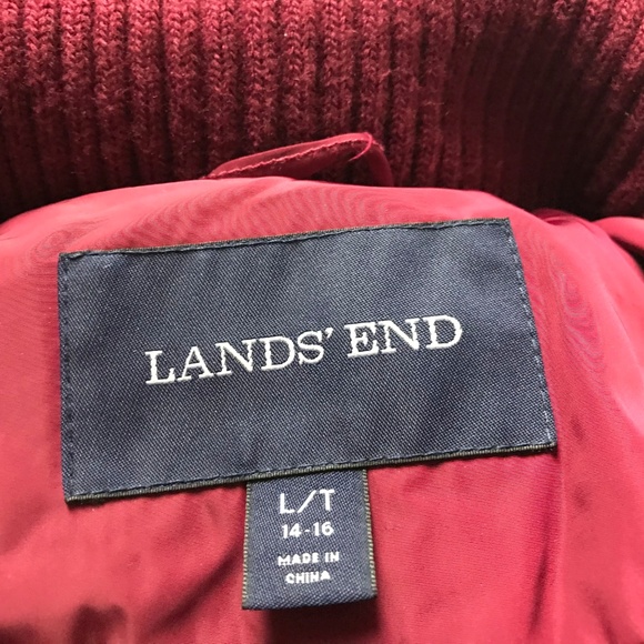 Lands' End Women's Winter Quilted/Puffer Jacket L - Picture 2 of 7